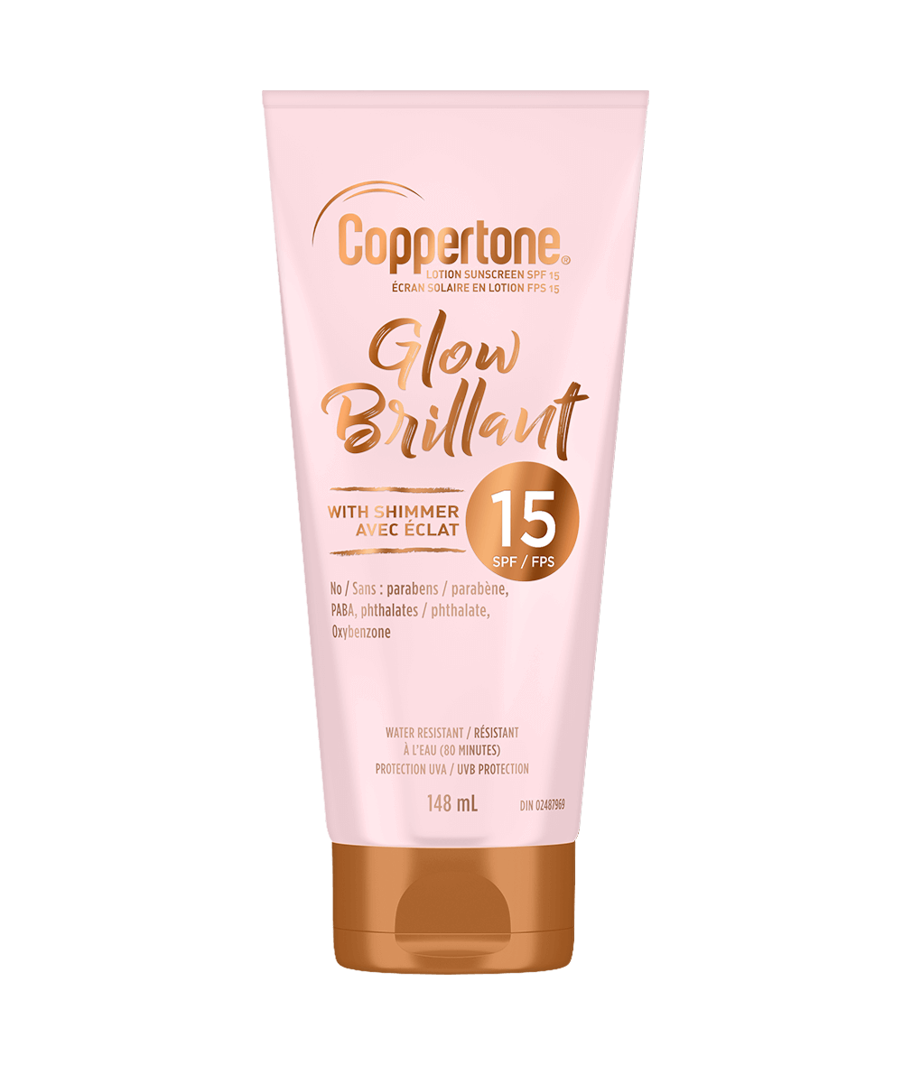 Coppertone® Glow Sunscreen Lotion with Shimmer SPF15