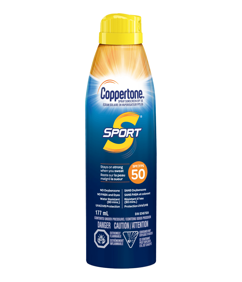Coppertone SPORT® Écran solaire en vaporisation continue FPS50