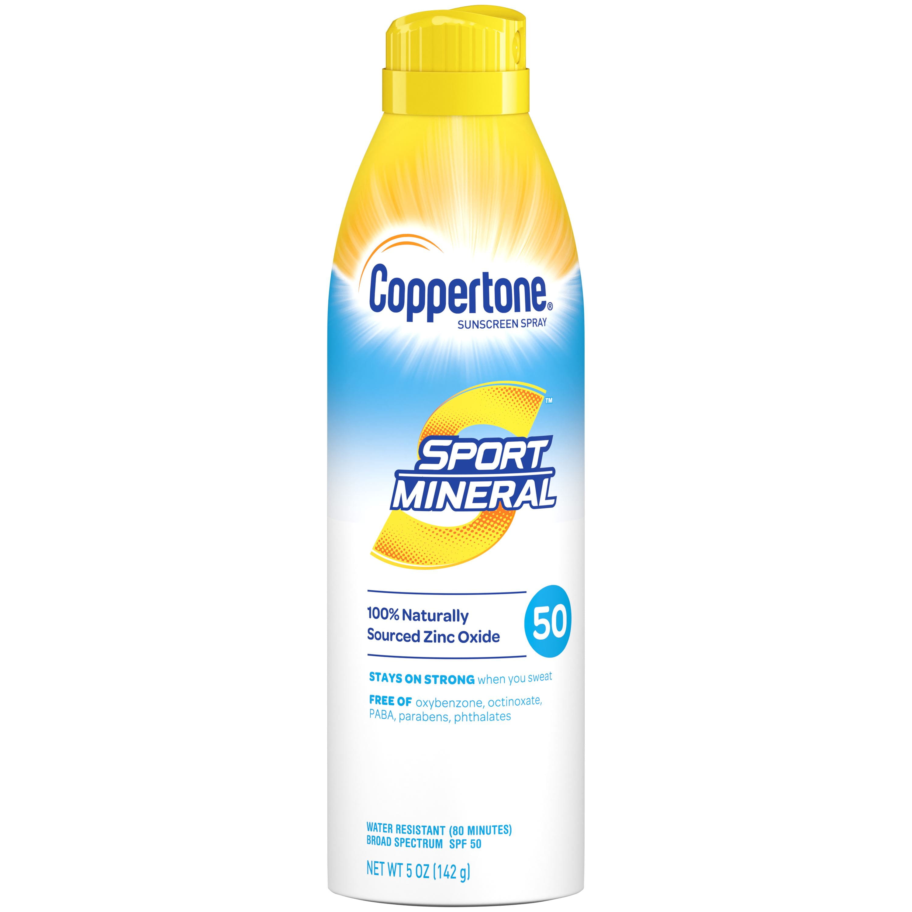 Coppertone Sport Mineral SPF 50 Sunscreen Spray