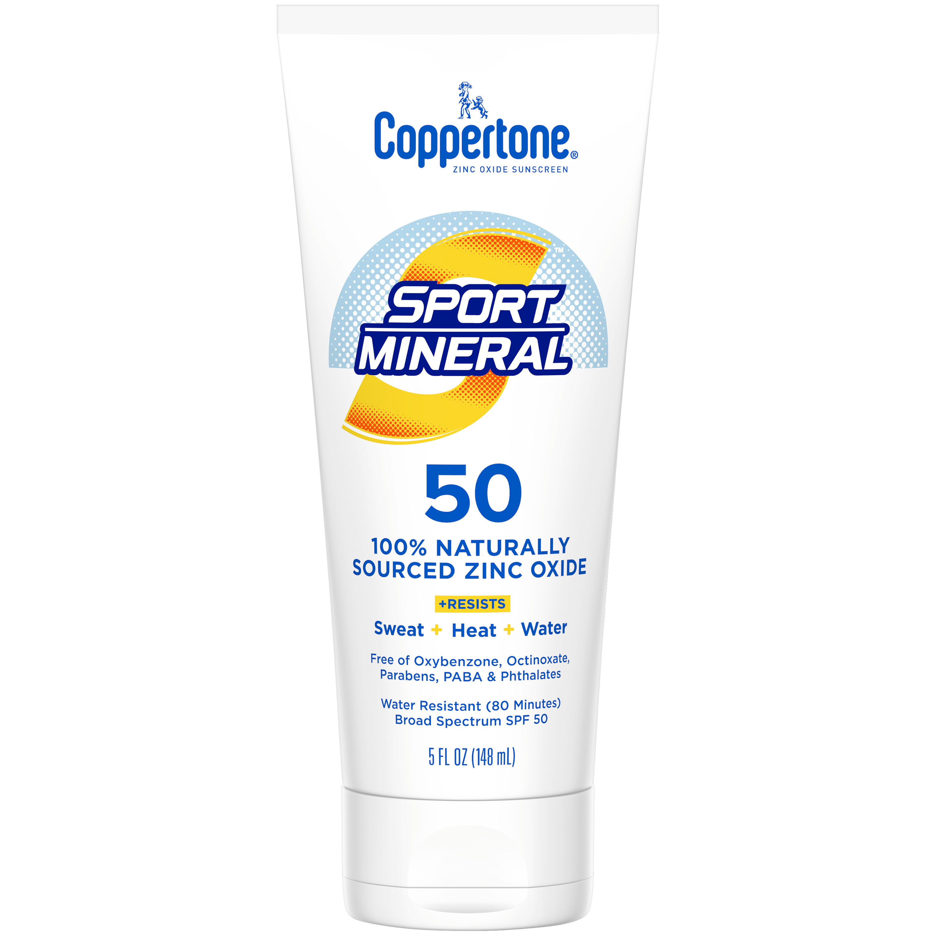 Coppertone Sport Mineral SPF 50 Sunscreen Lotion, 5oz