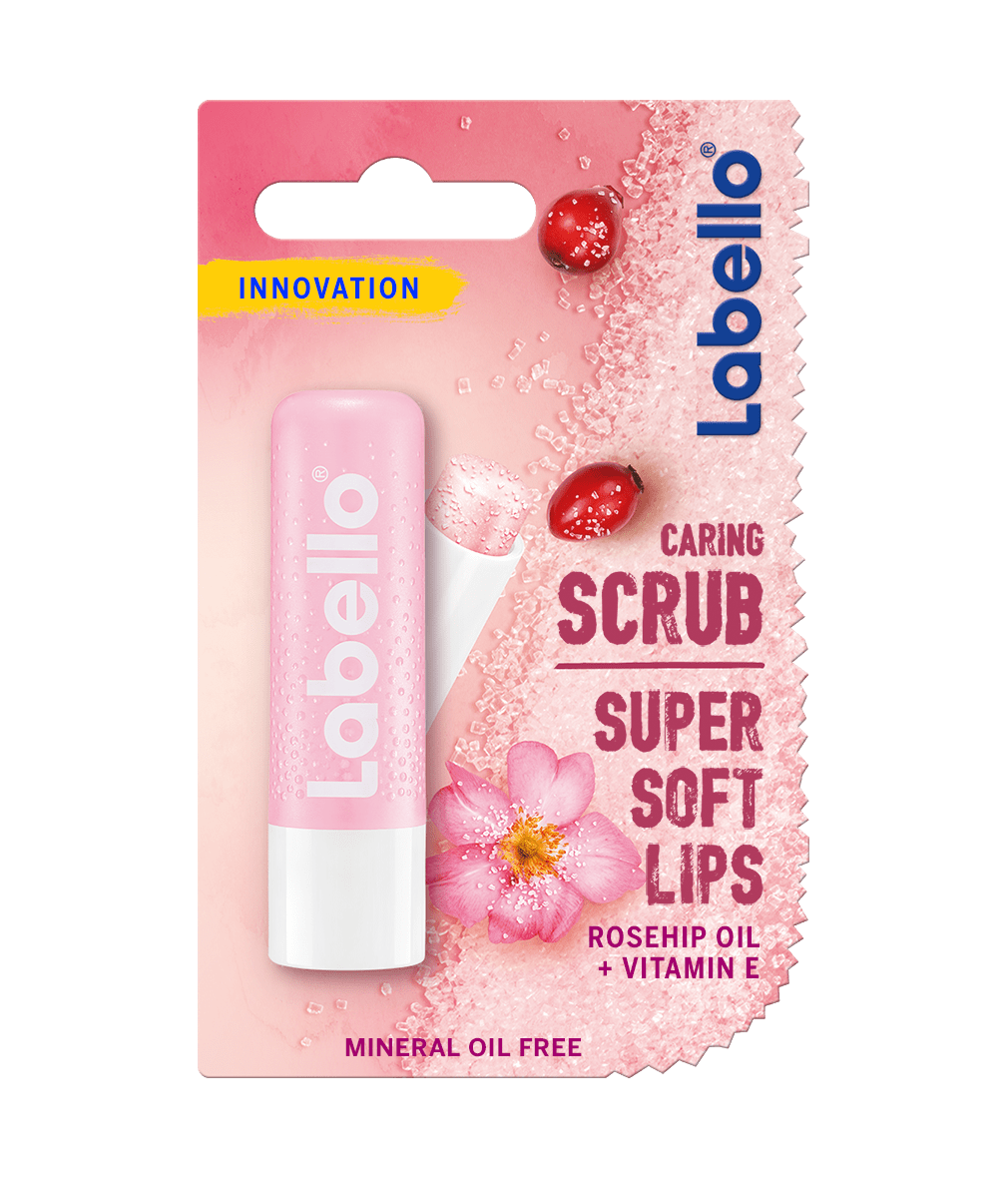 Labello verzorgende lipscrub - Rosehip oil