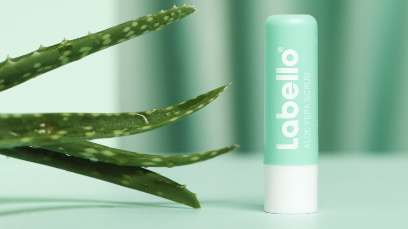 Verbrande lippen verzorgen met aloe vera scrub - Labello