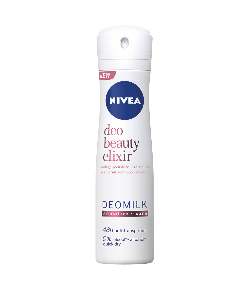 voetstappen nul waterbestendig Beauty Elixir Sensitive - 48u bescherming - NIVEA