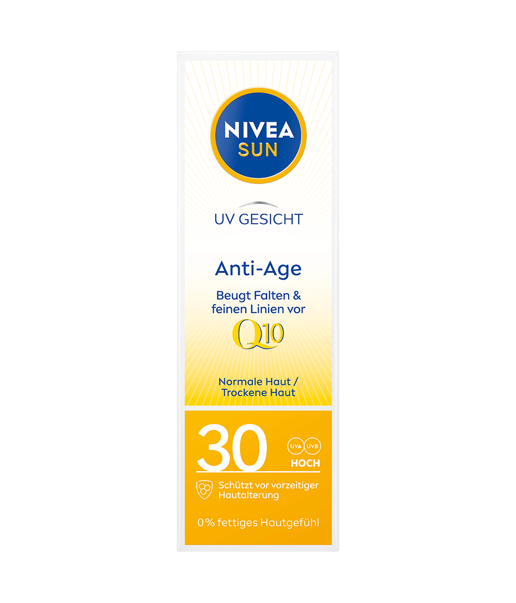 NIVEA SUN Gesicht Q10 Anti Age Sonnenschutz LSF 30 50 ml