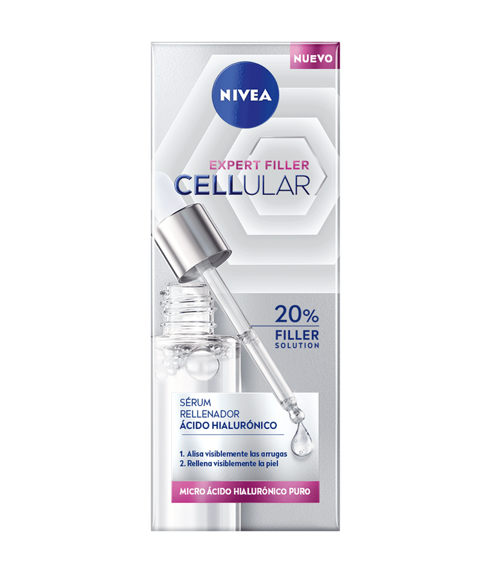NIVEA Cellular Expert Filler, Ácido Hialurónico, Cellular Serum, Hyaluronic Acid, Serum Firmeza,  Serum Redensificador ,Serum Anti-Age , Booster