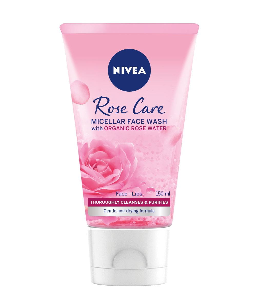 NIVEA Gel Limpiador Facial Agua De Rosas (150 ml), Remueve Maquillaje a  Prueba de Agua, Tonifica, Purifica, Limpia y Refresca la piel sin secarla,  ideal para Todo tipo de Piel : 