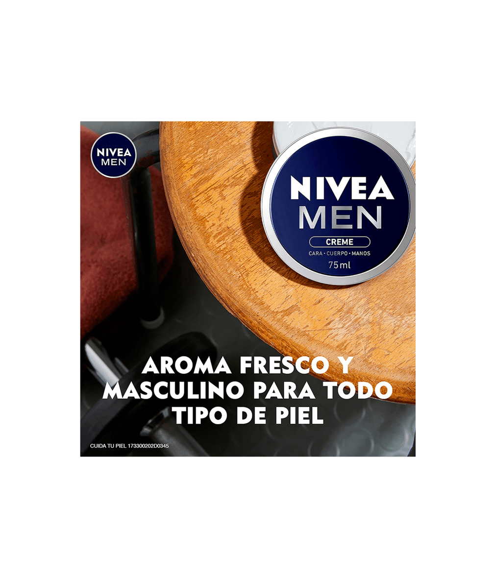 Nivea Men Creme Crema Humectante Multipropósito, 75ml