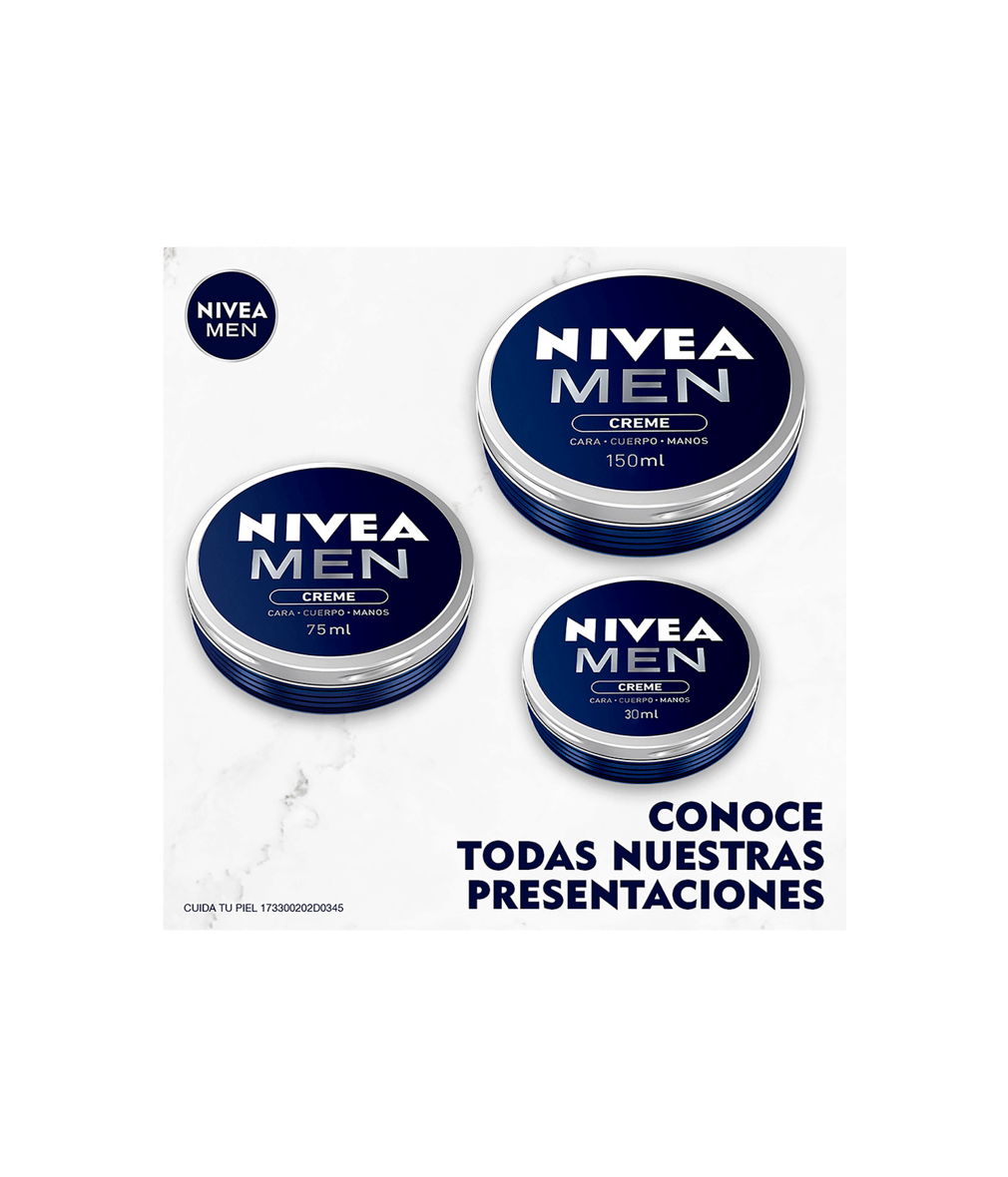 Nivea Men Creme Crema Humectante Multipropósito, 75ml