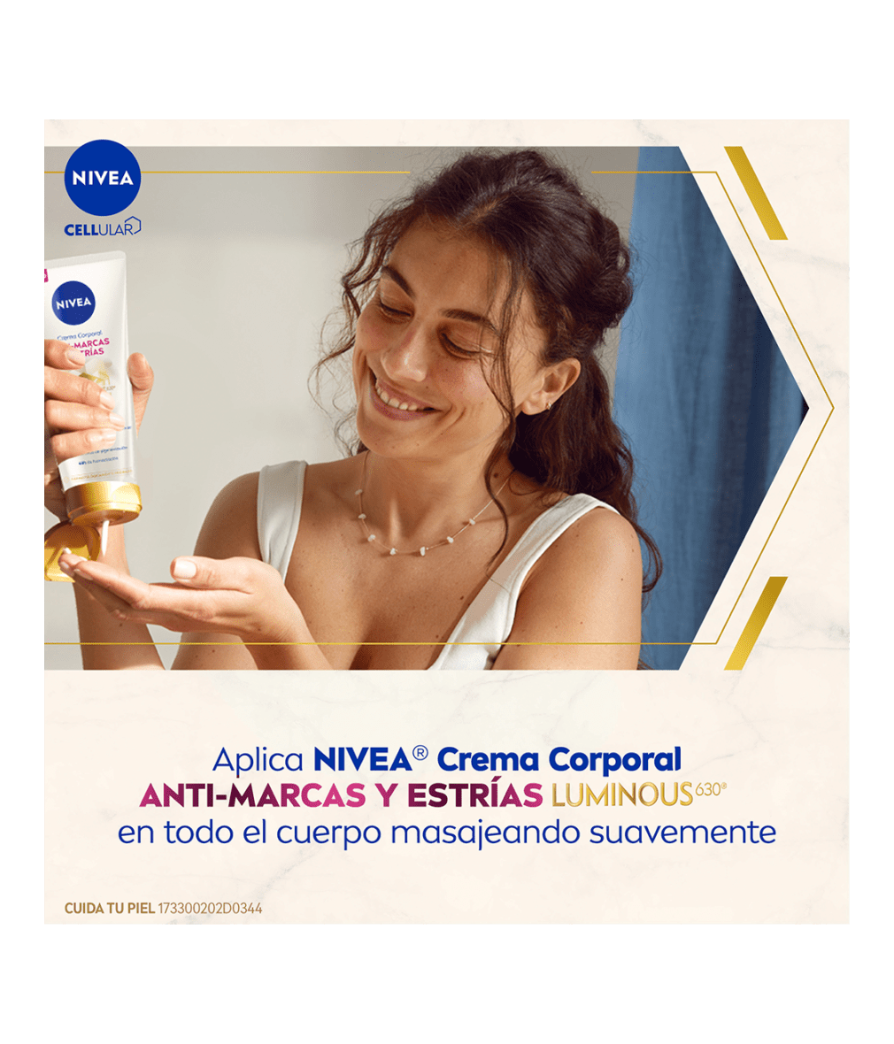 NIVEA Crema Corporal Anti-marcas y estrías Luminous630 200ml