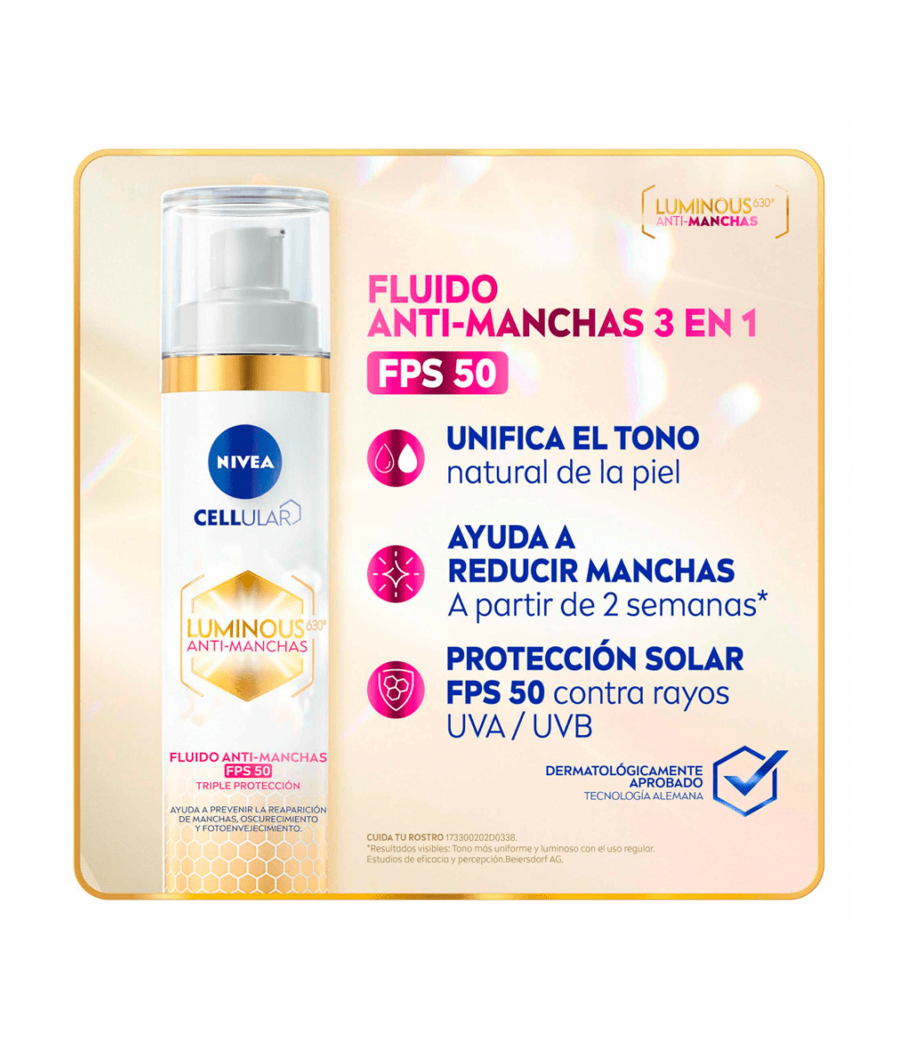 NIVEA LUMINOUS 630 ANTIMANCHAS FPS 50 40 ML