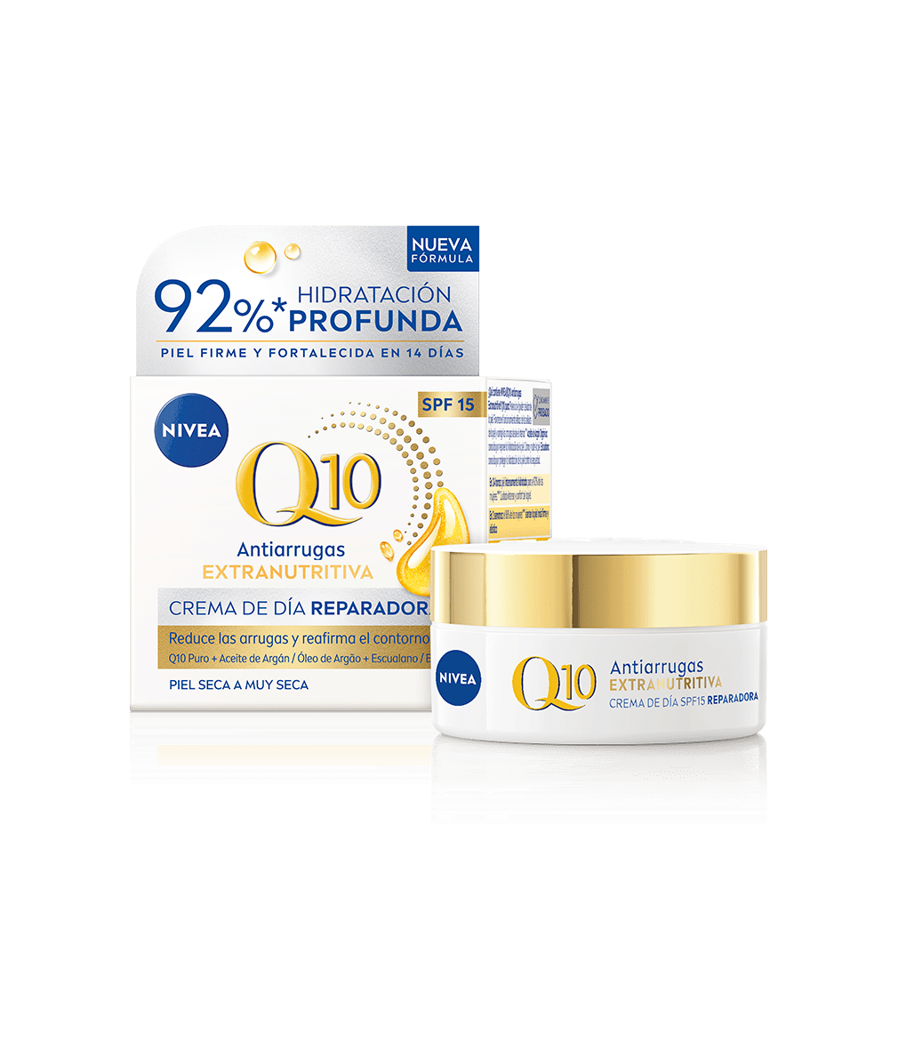 NIVEA Q10 Antiarrugas Extra-Nutritiva Crema de Día Regeneradora SPF15