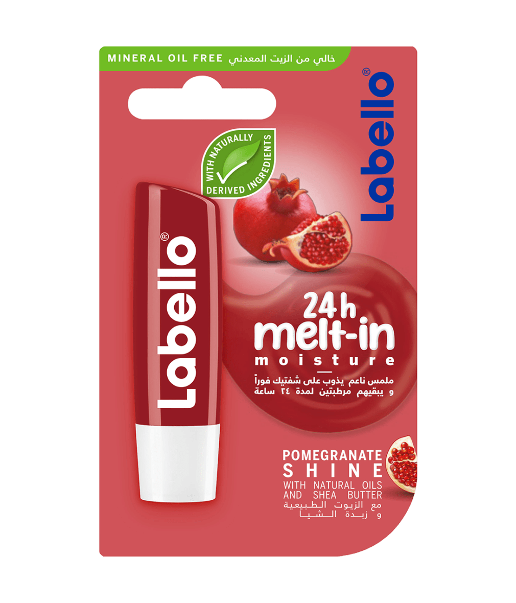 LIPOSAN / LABELLO FRUITY COLOUR SHINE LIP CARE IN: Cherry, Strawberry