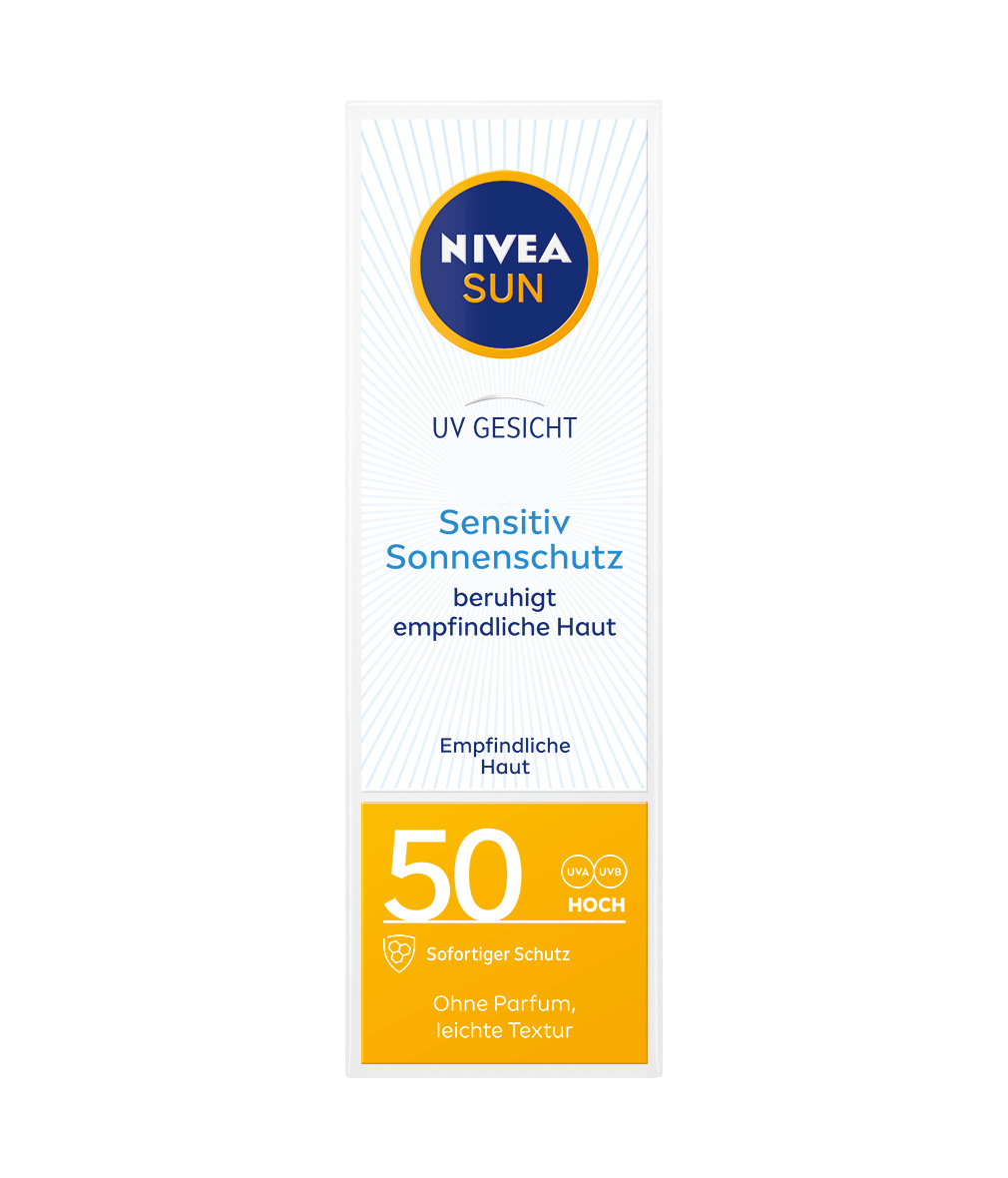 NIVEA SUN UV Gesicht Sensitiv Sonnenschutz LSF 50