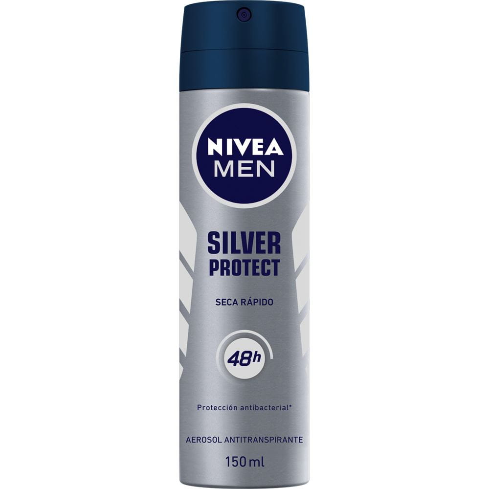 Spray Antitranspirante para–Hombre Silver Protect 150 ml - NIVEA MEN®