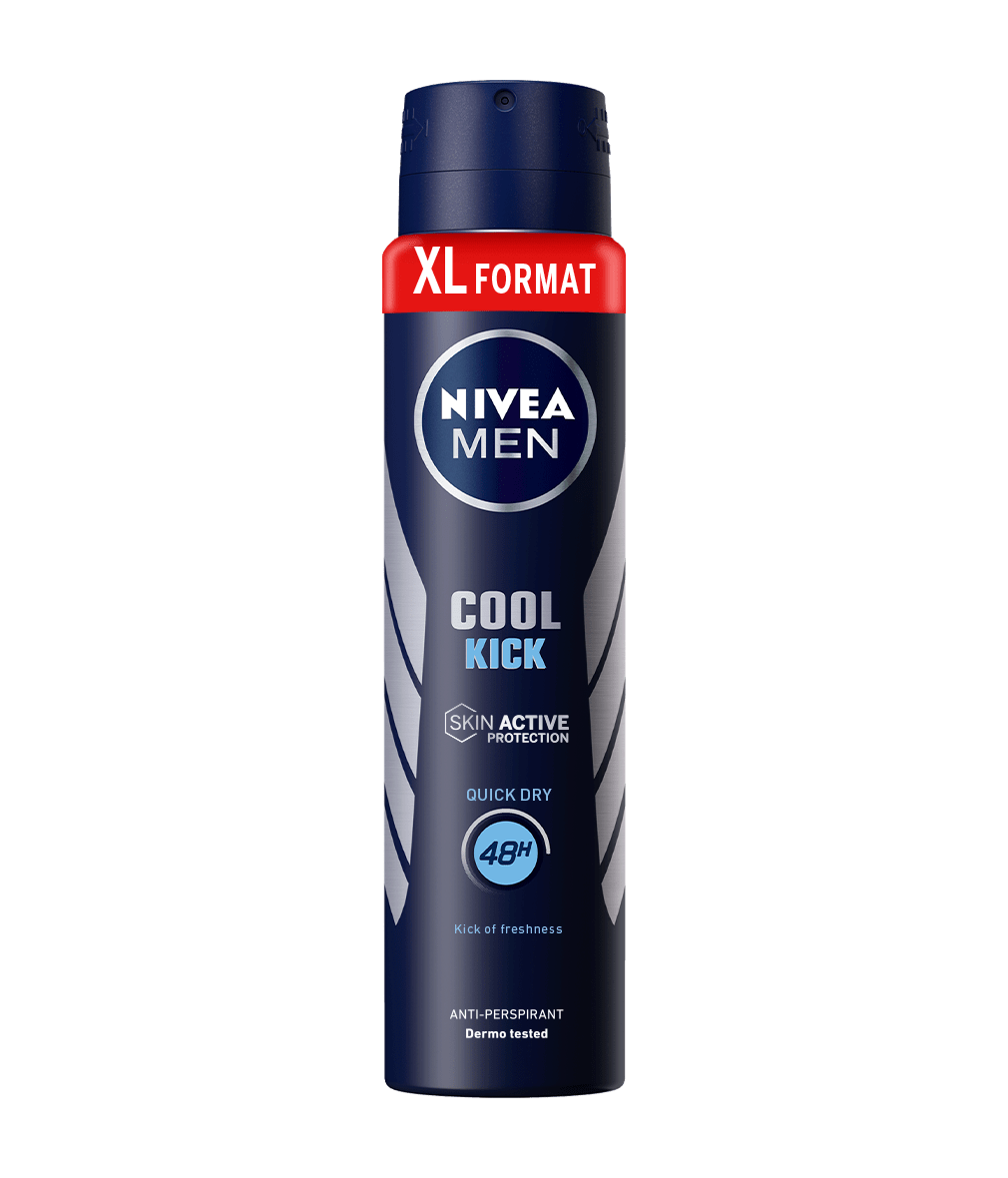 COOL KICK Spray Antitranspirante 250 ml | NIVEA MEN
