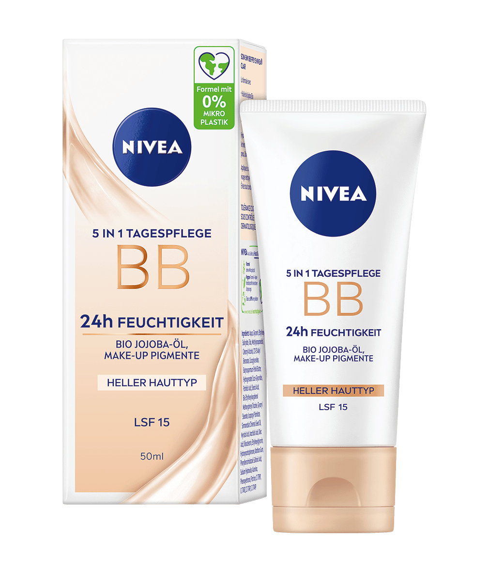 NIVEA 5in1 Tagespflege BB Cream heller Hauttyp LSF 15 50 ml