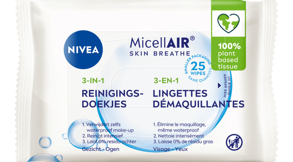 3in1 Micellair Skin Breathe Reinigingsdoekjes 25 ST |