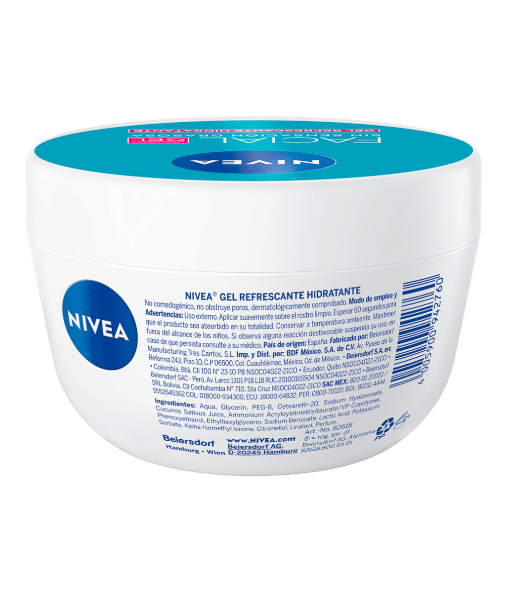 NIVEA Gel Facial Refrescante con Ácido Hialurónico 200ml