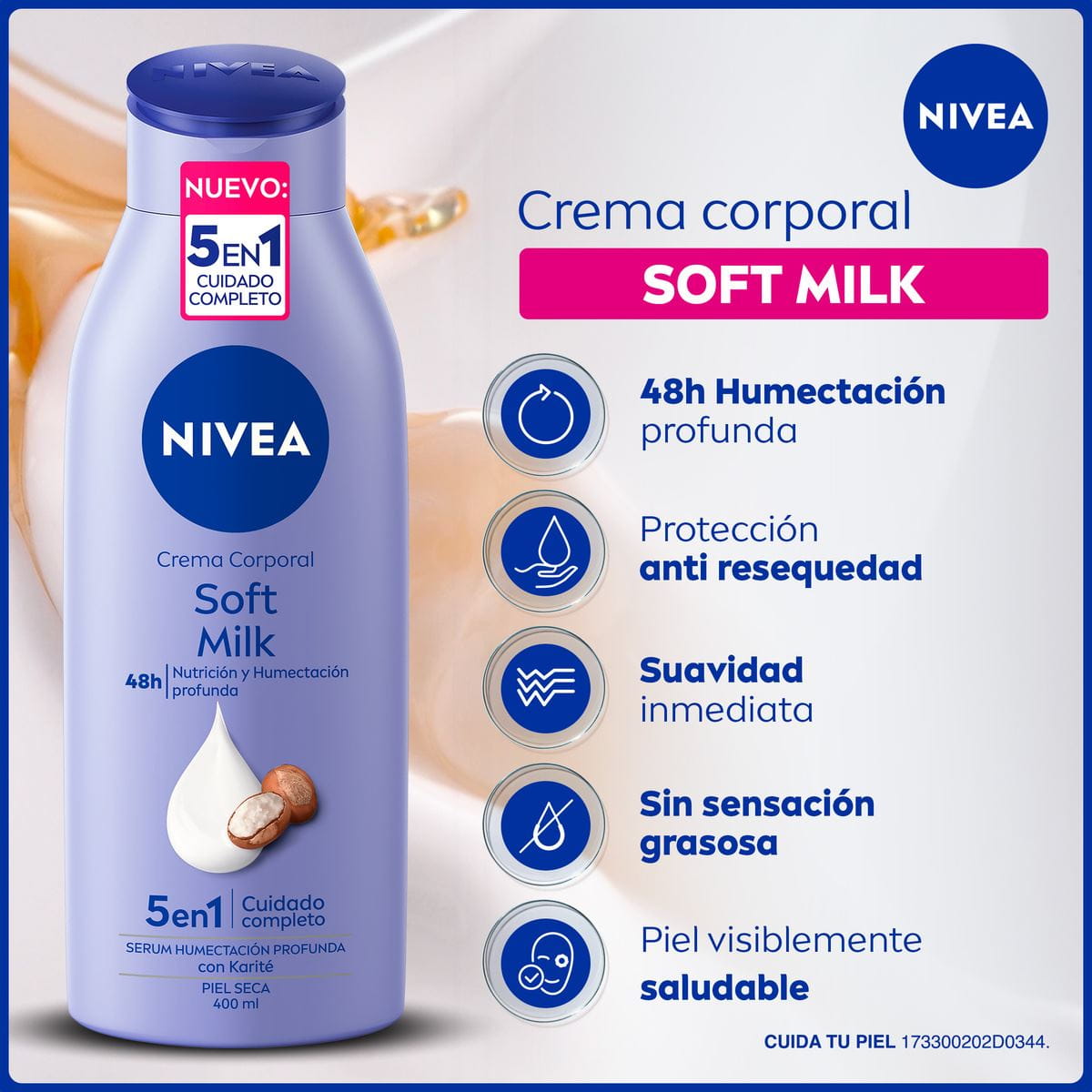 NIVEA BODY SOFT MILK 400 ML