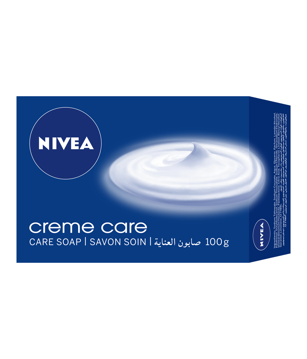 82408 NIVEA Creme Care Bar Soap 100g clean packshot bi-lingual