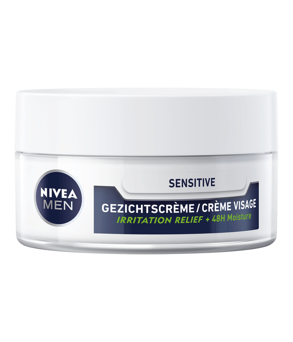 fontein bouwer Acquiesce Sensitive Gezichtscrème - 48 uur hydratatie - NIVEA MEN