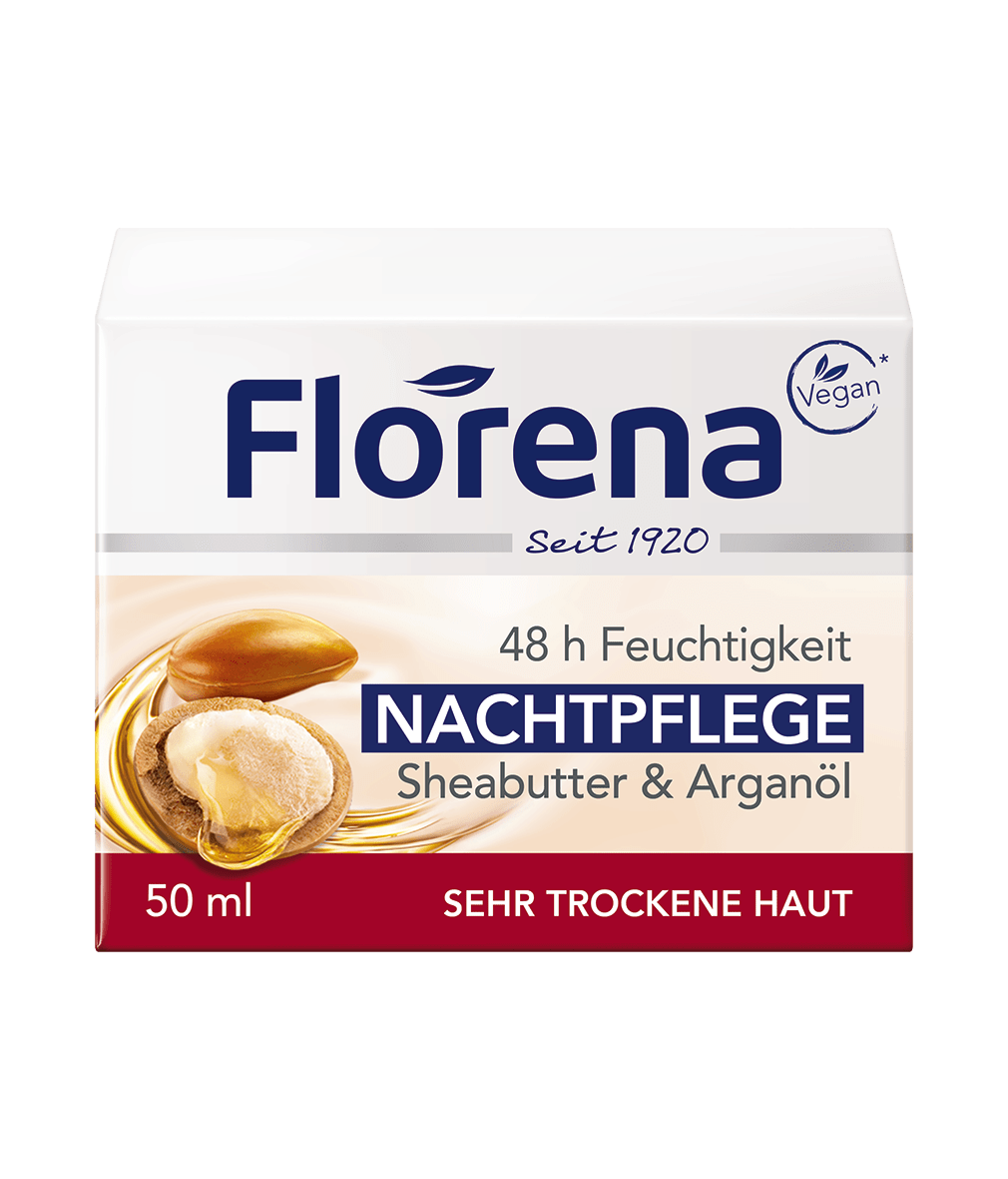 Florena Nachtpflege Sheabutter & Arganöl 50 ml