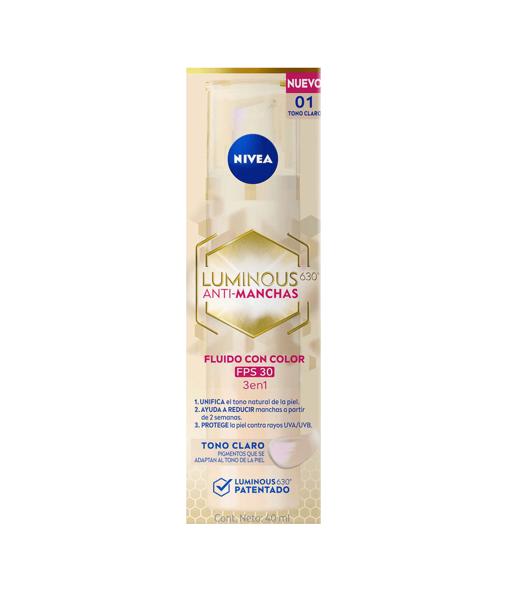 NIVEA Luminous630 Fluido Tono Claro 40ML