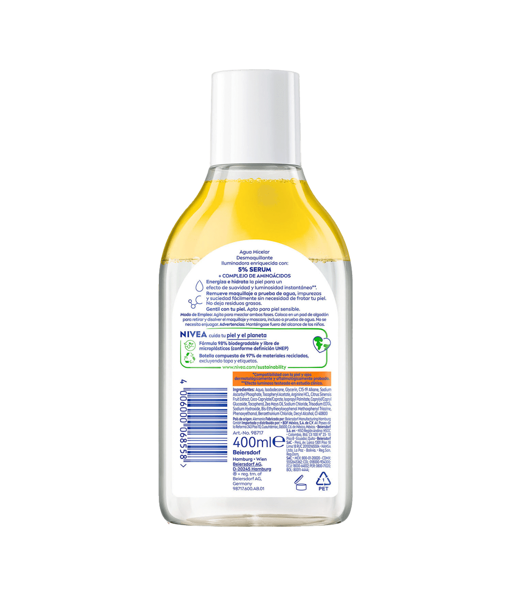 NIVEA Micelar Iluminadora 400ml