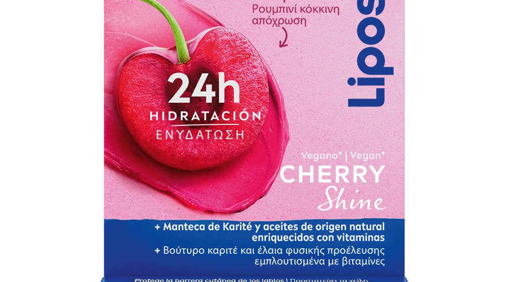 Liposan Cherry Shine Lip Balm - 4.8 g - INCI Beauty