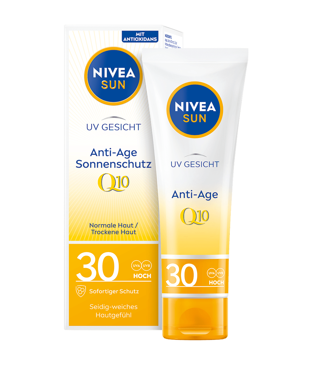 NIVEA SUN Q10 Anti Age Sonnenschutz LSF 30 50 ml