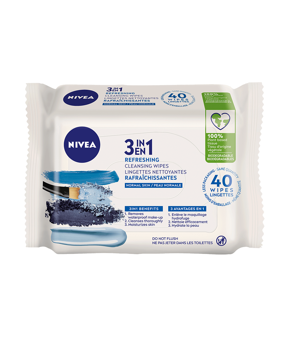 3-IN-1 BIODEGRADABLE NORMAL SKIN CLEANSING WIPES