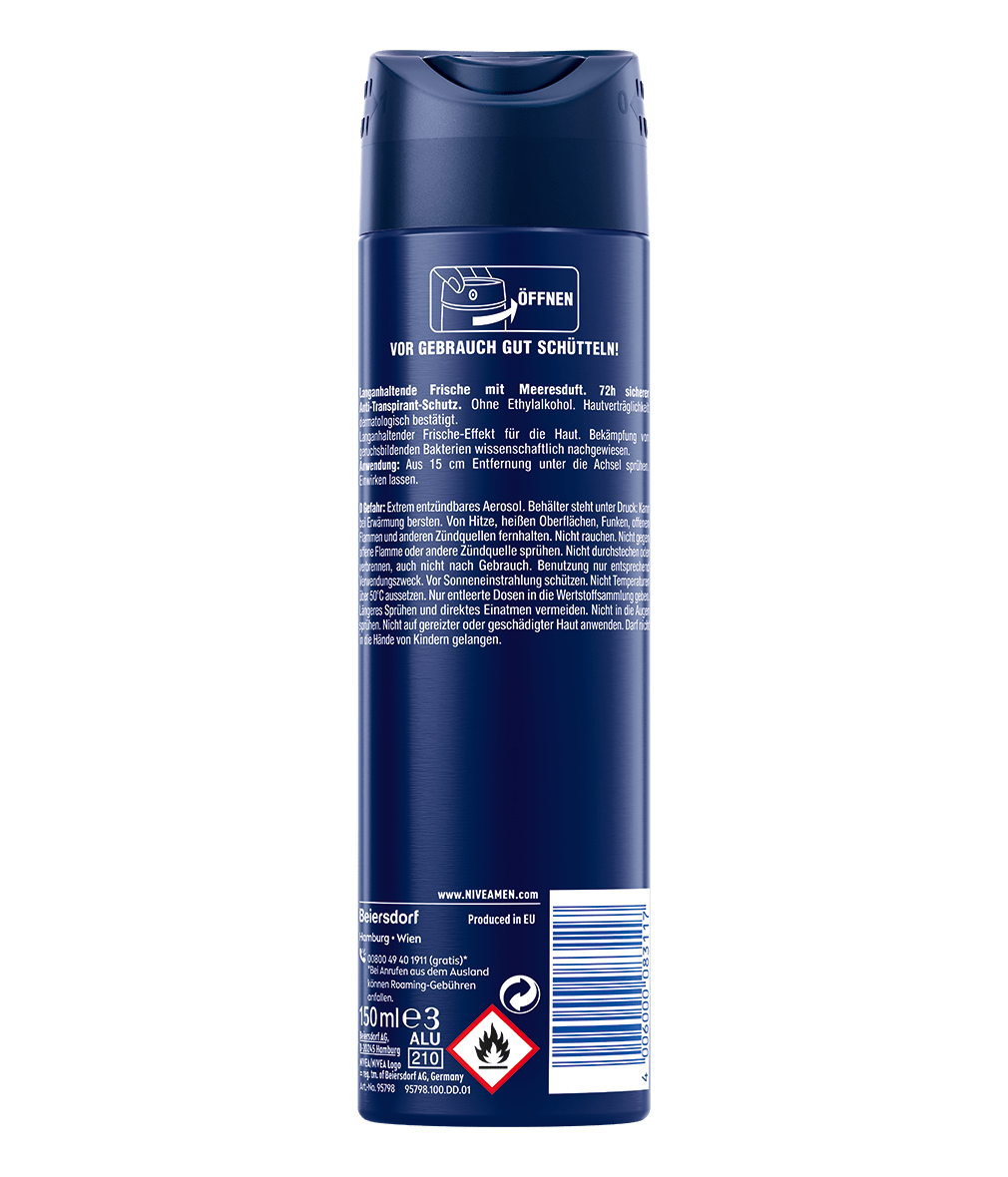 NIVEA MEN Ultra Charge Limited Football Edition	Anti-Transpirant Spray 150ml