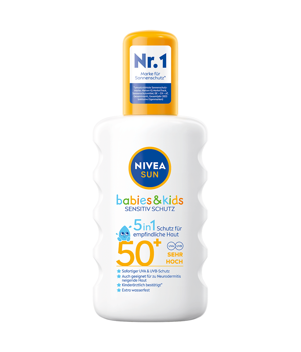 NIVEA SUN babies & kids Sensitiv Schutz Spray LSF 50+ 200 ml