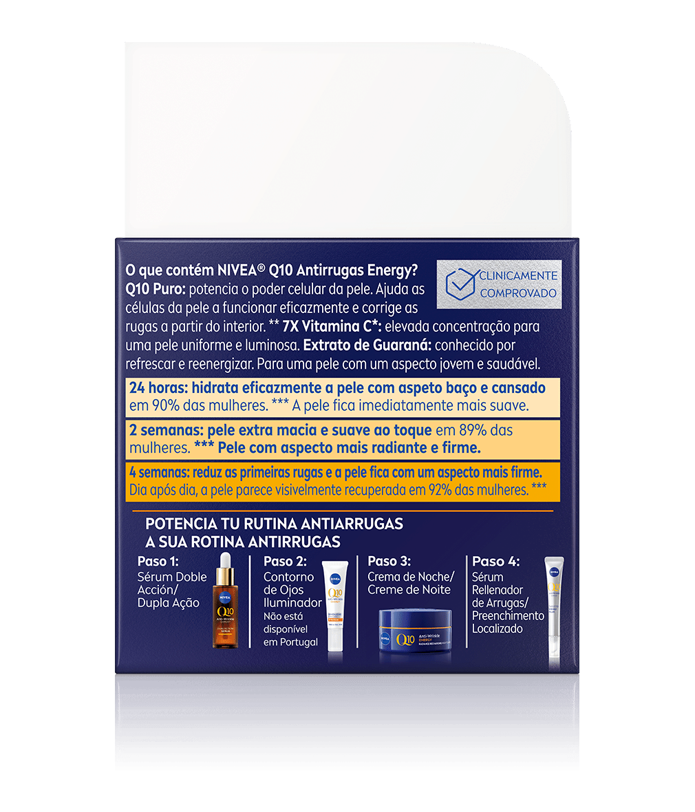 NIVEA Q10 Antiarrugas Energy Crema de Noche Iluminadora