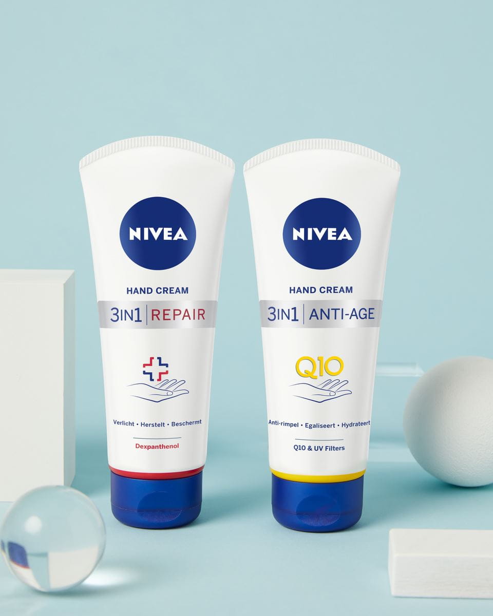Zenuwinzinking Absoluut Aannemelijk Q10 Anti-Age Verzorgende Handcrème: Q10 & UV Filter – NIVEA