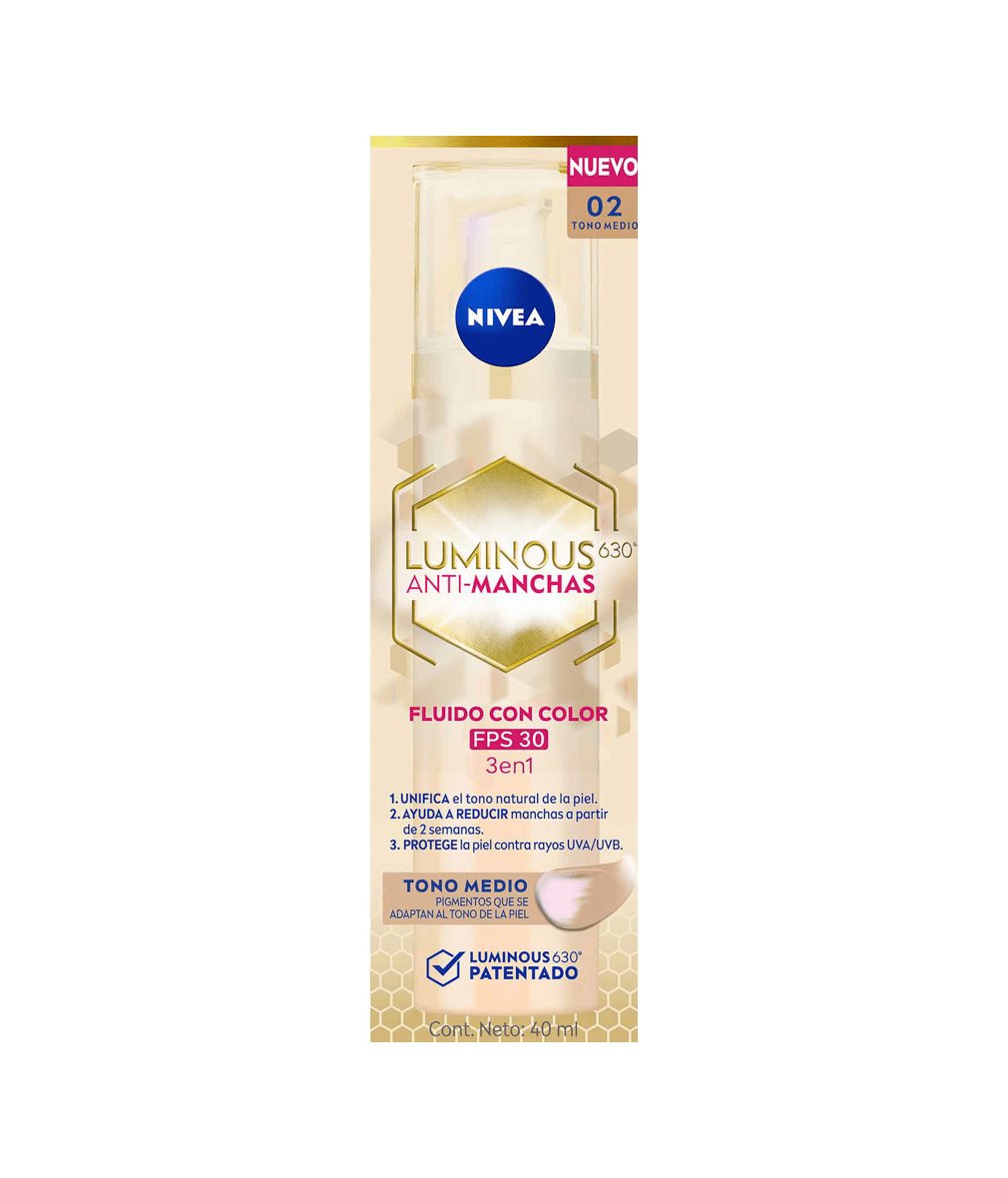 NIVEA Luminous630 Fluido Tono Medio 40ML