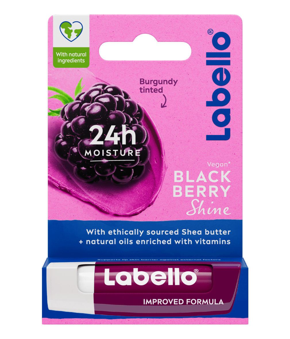 Labello Blackberry Shine - Lápiz labial (1 unidad de 4,8 g), color