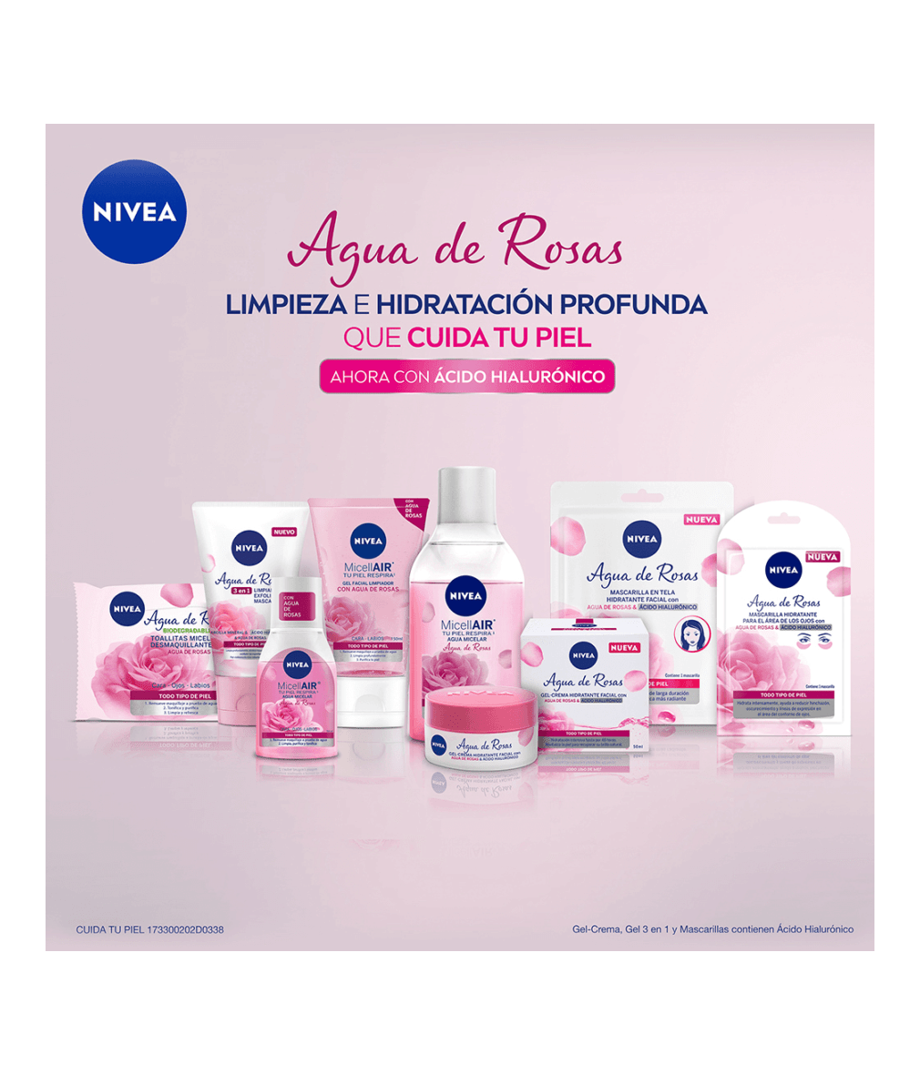 Espuma Limpiadora Facial con Agua de Rosas 150 ML - NIVEA