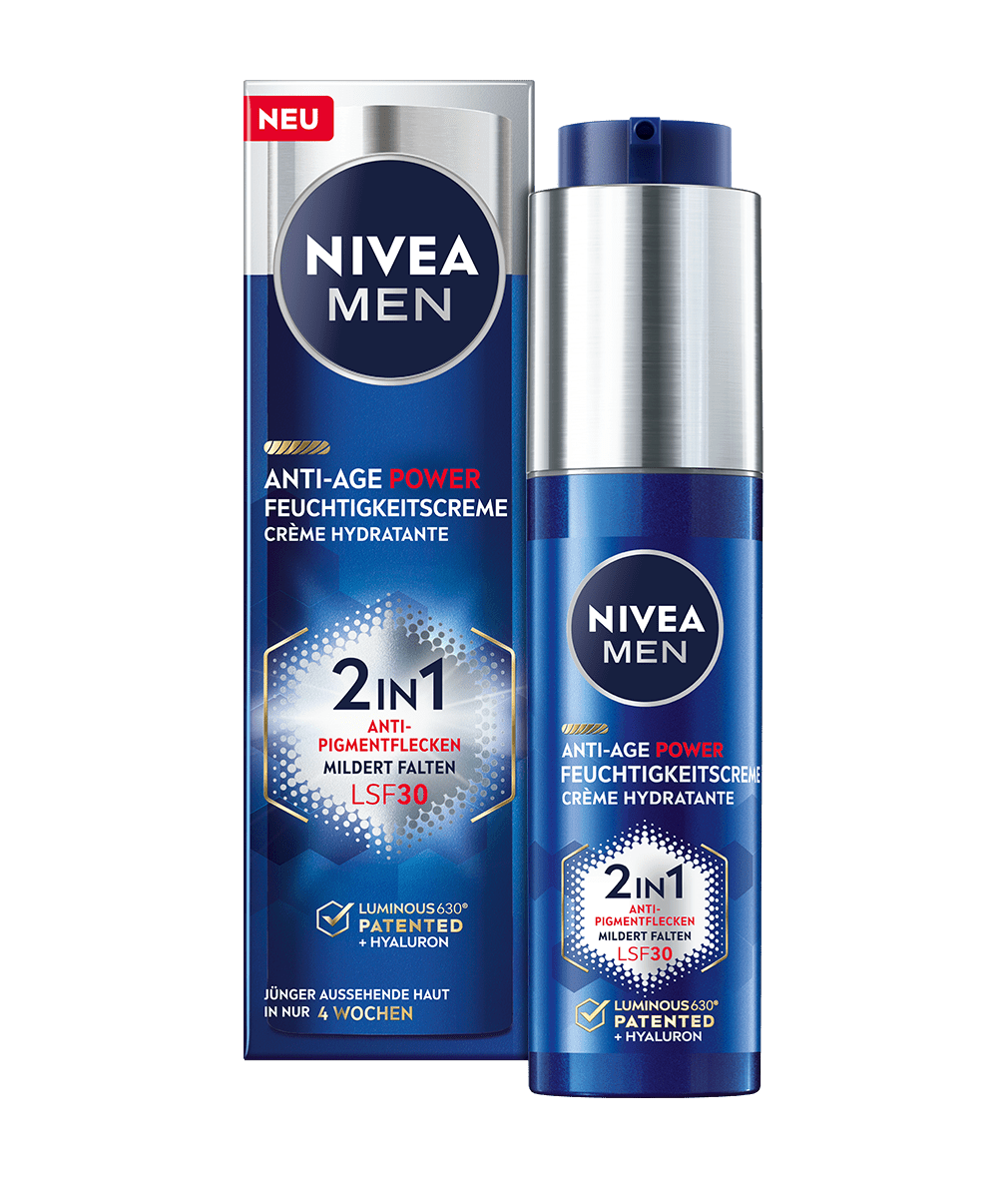 NIVEA MEN Anti-Age Power Feuchtigkeitscreme 2in1_50ml_Spender