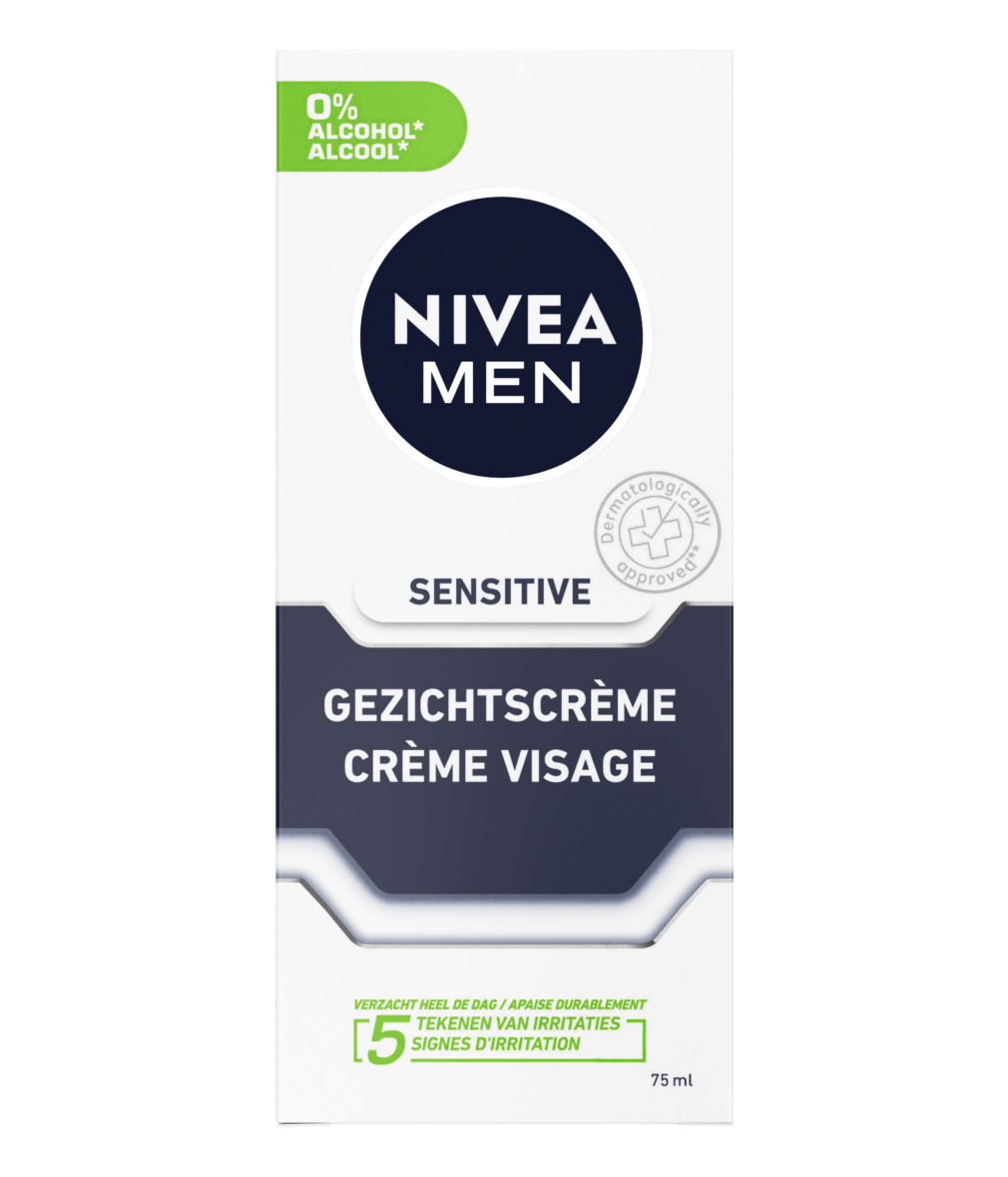 badminton auteursrechten Invloedrijk Sensitive Gezichtscrème – Directe verlichting – NIVEA MEN