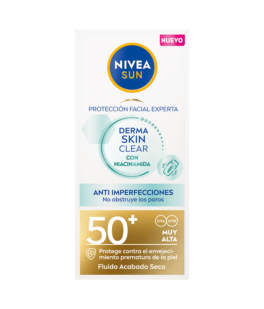 NIVEA SUN Protección Facial UV Derma Skin Clear FP 50+