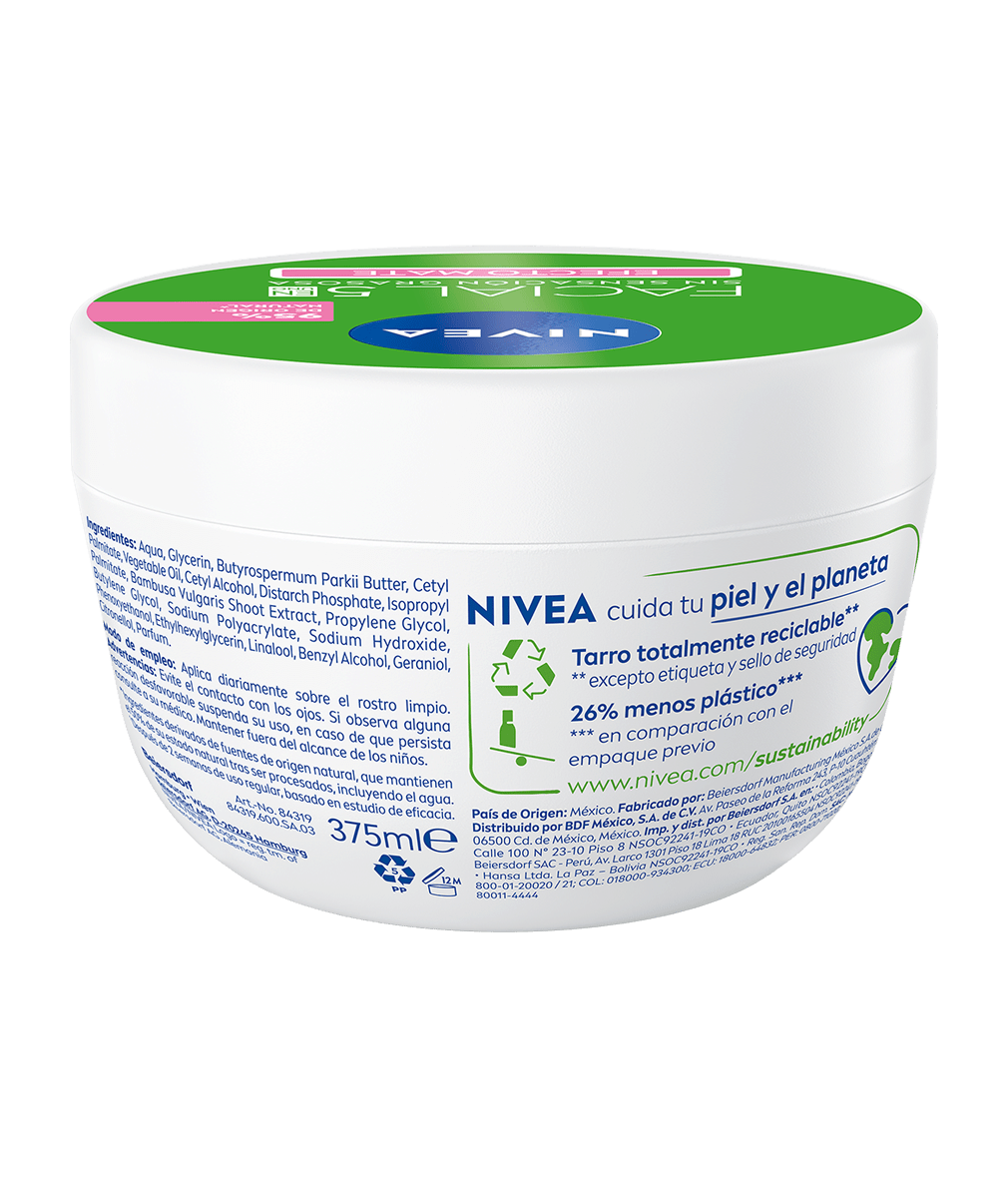 NIVEA Crema Facial 5en1 Efecto Mate 375ml