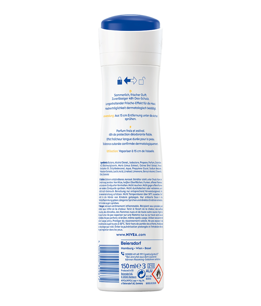 NIVEA Summer Happines Deodorant Spray_150ml_Spray