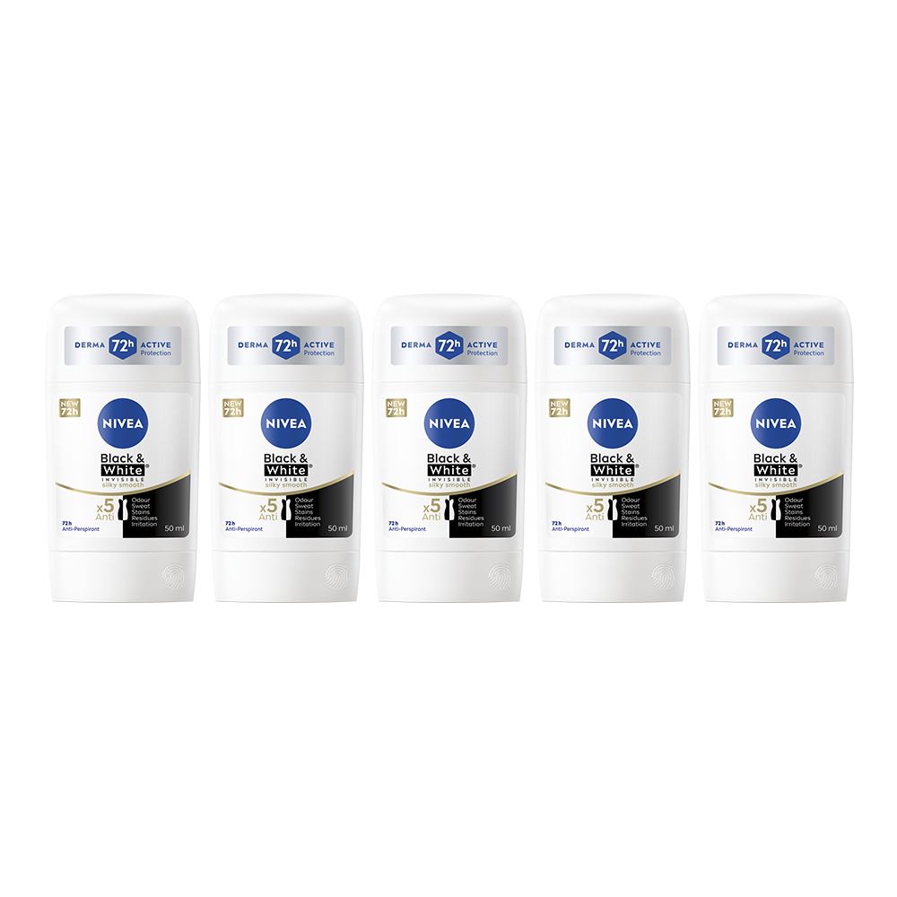 16001051005151_Nivea_Deo_Black&White_invisible_silky_smooth_Stick_5x50ml.psd