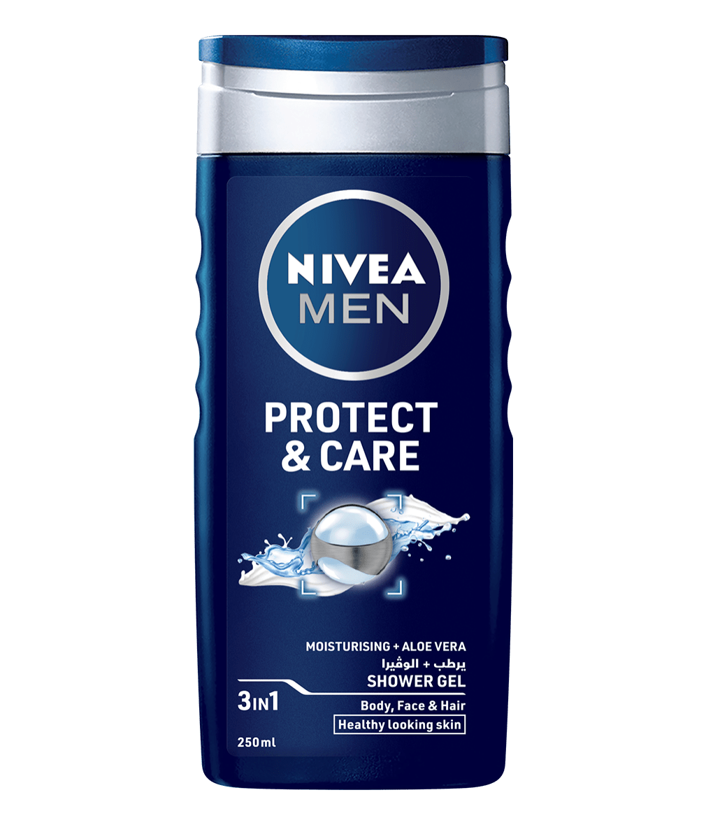 83611 Nivea Men Protect & Care shower gel 250ml clean packshot 