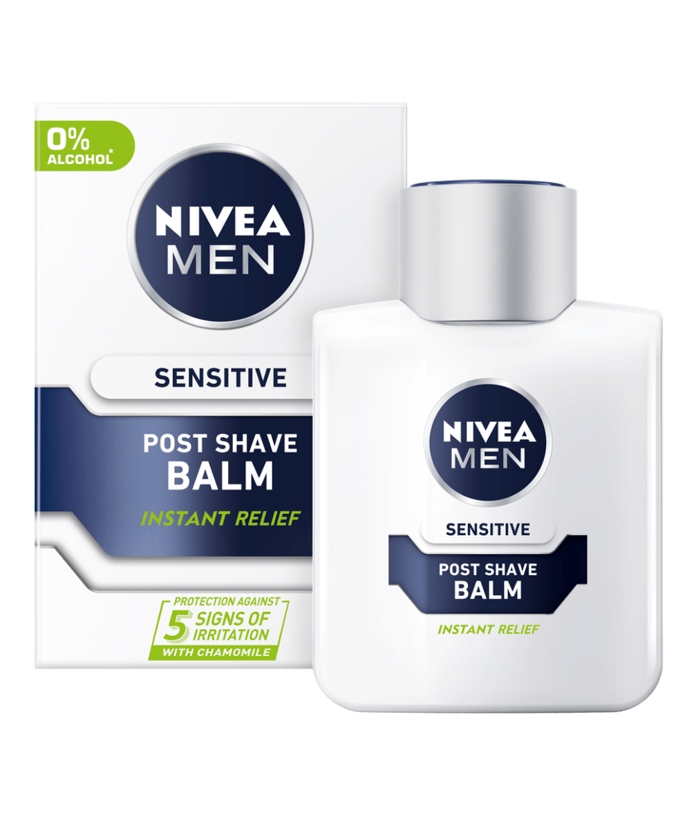Springplank zoon George Stevenson Sensitive Post-Shave Balm is a quick-absorbing, alcohol-free balm that  provides long-lasting hydration and relief from the five signs of skin  irritation. - NIVEA