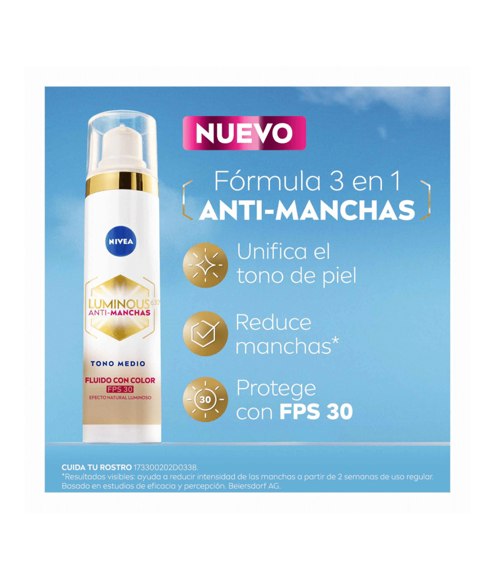 NIVEA Luminous630 Fluido Tono Medio 40ML