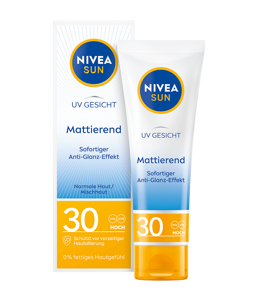 NIVEA SUN Gesicht Mattierender Sonnenschutz LSF 30 50 ml