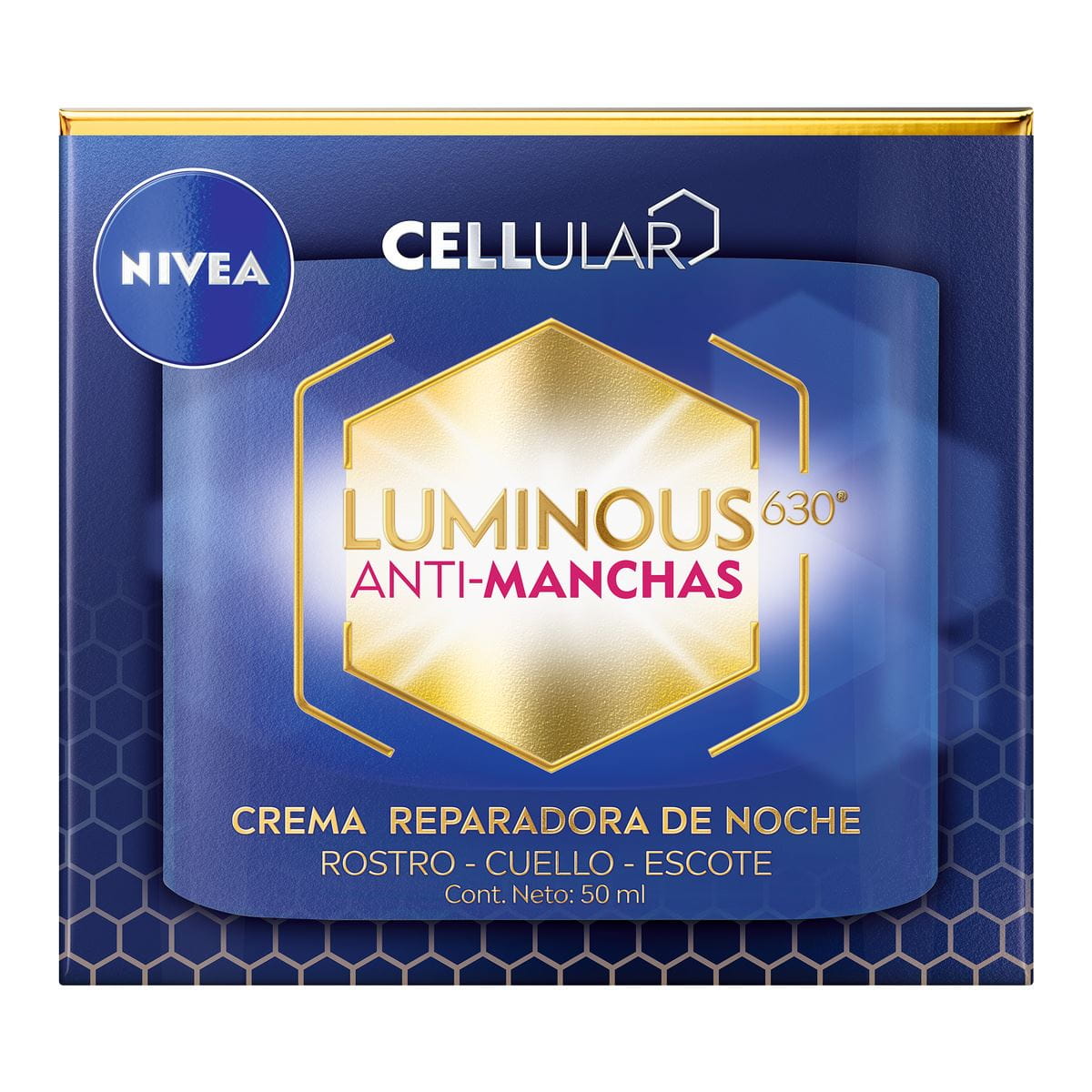 NIVEA Crema Reparadora de Noche Luminous 630 Antimanchas 50 ml