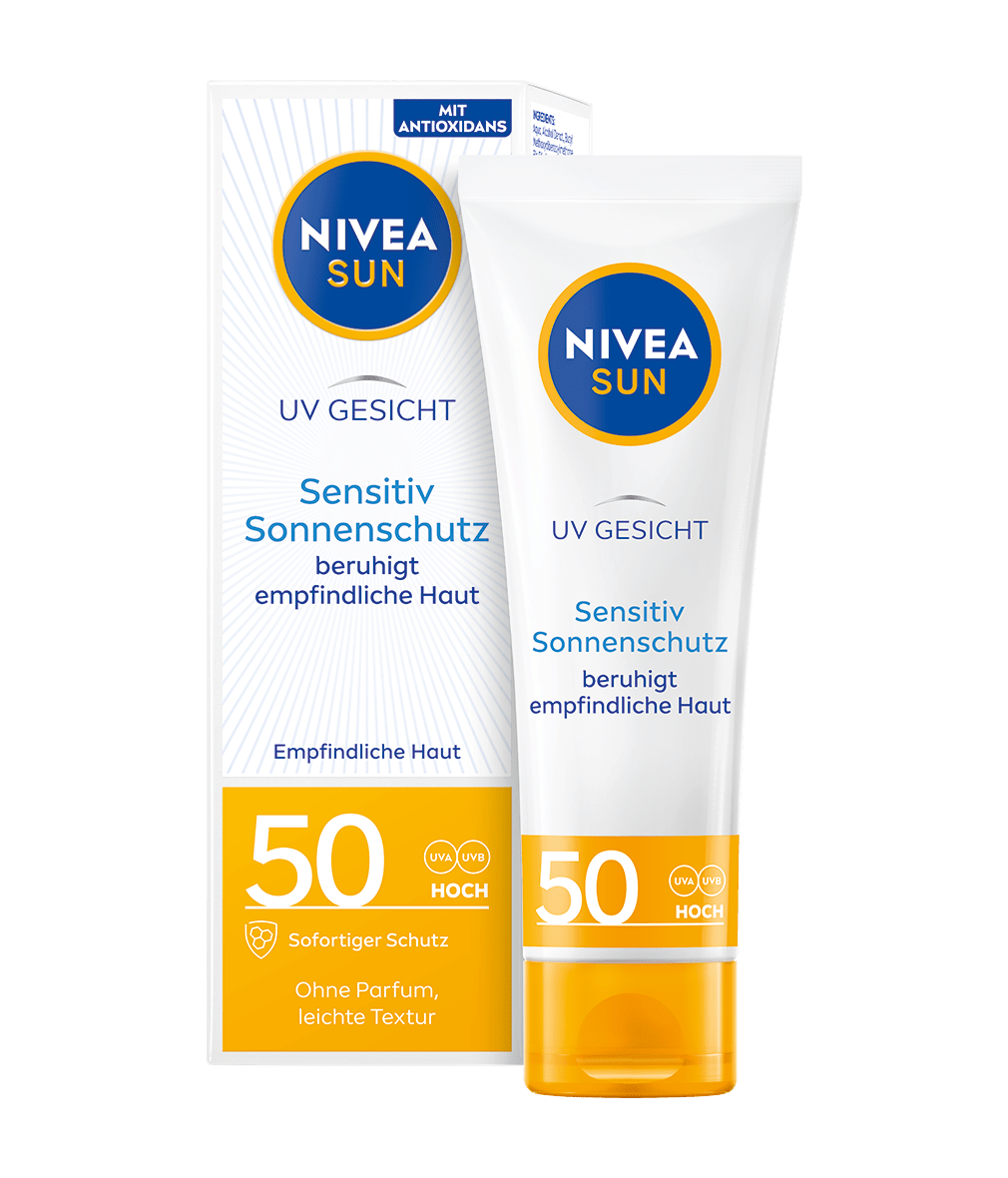 NIVEA SUN UV Gesicht Sensitiv Schutz LSF 50 50 ml